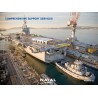 aircraft carrier poster- view from the dock