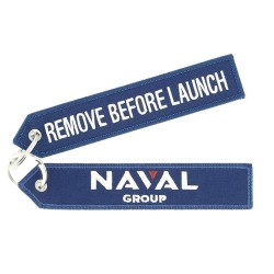 Porte clés Naval Group "Remove Before Launch"