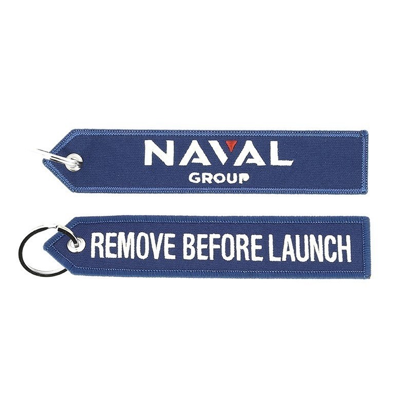 Porte clés Naval Group "Remove Before Launch"